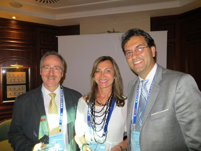 Prof. Höh mit Dr. Rau und Sean Ianchulev MD MPH